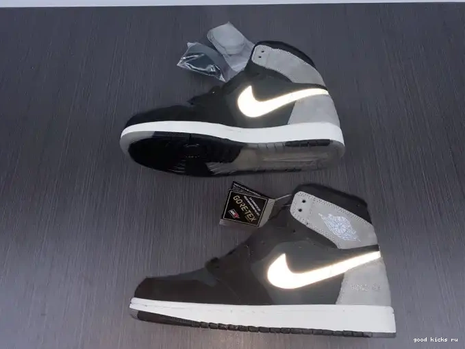 Rep Particle Grey Jordan Black Retro Element High DB2889-001 1 Gore-Tex 0623